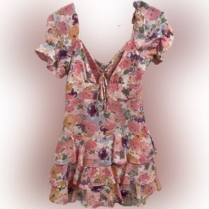 Floral mini dress